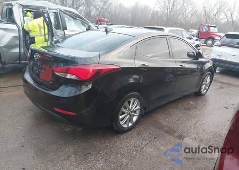 2016 Hyundai Elantra Se from USA, damaged, VIN 5NPDH4AE3GH789902